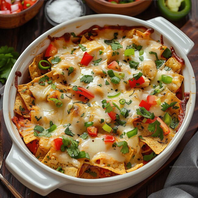 Cooking Method for Chilaquiles Casserole