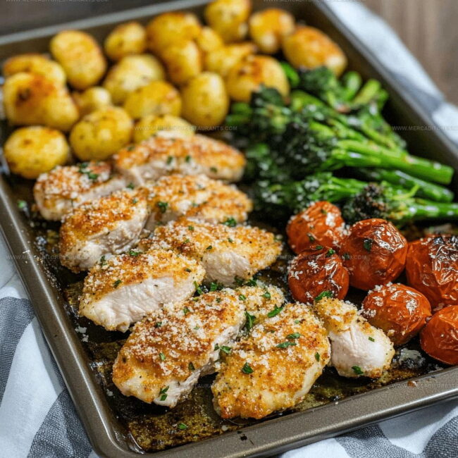 Why Parmesan Crusted Chicken Sheet Pan Dinners Work So Well