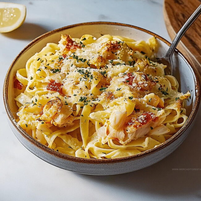 Cooking Method for Crab Pasta Bake