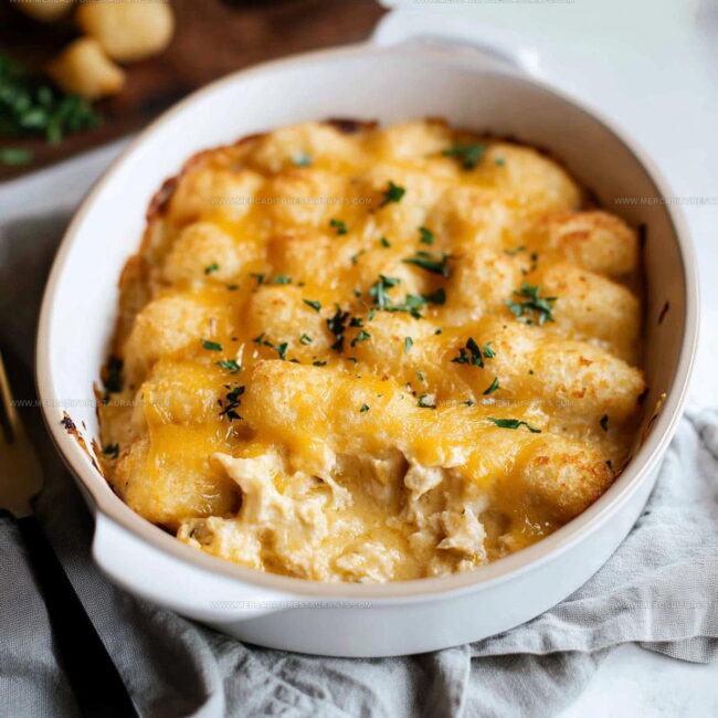 How to Bake Chicken Tater Tot Casserole