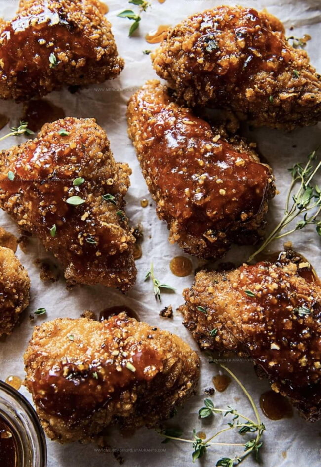 Oven Fried Hot Honey Chicken Cooking Directions